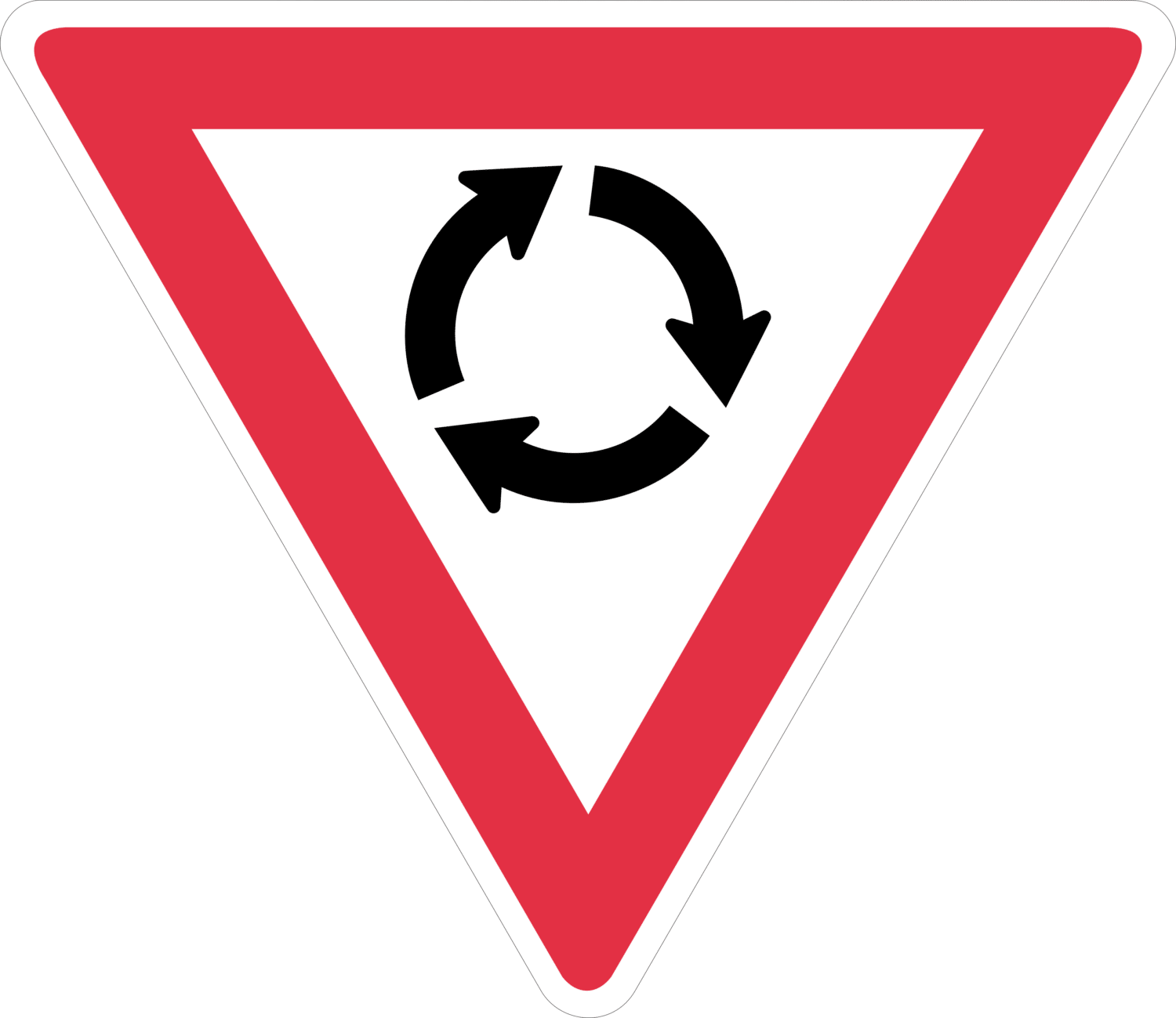 Roundabout - Warning Signs Traffic Sign in Pakistan